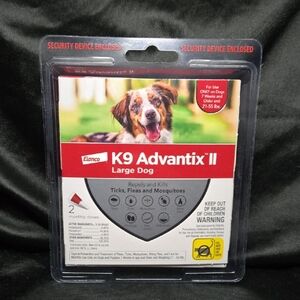Elanco K9 Advantix II Large Dog Flea & Tick Treatment 21 - 50 Pounds  - Red